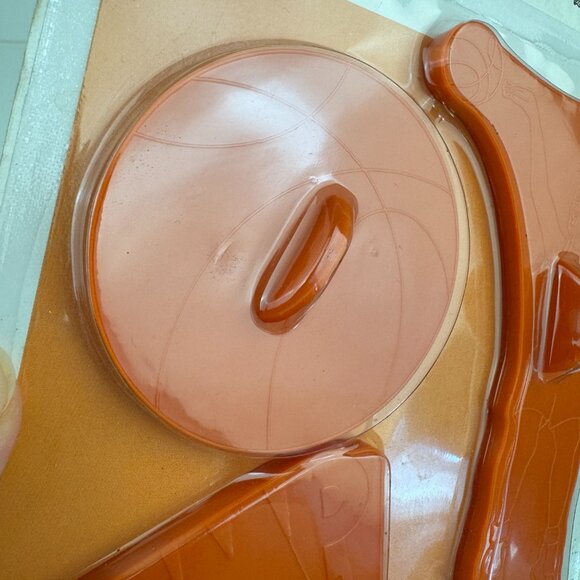 Vtg 1996 Sealed Wilton Basketball Plastic Cookie Cutter Set Decor Prop Orange - Picture 5 of 17